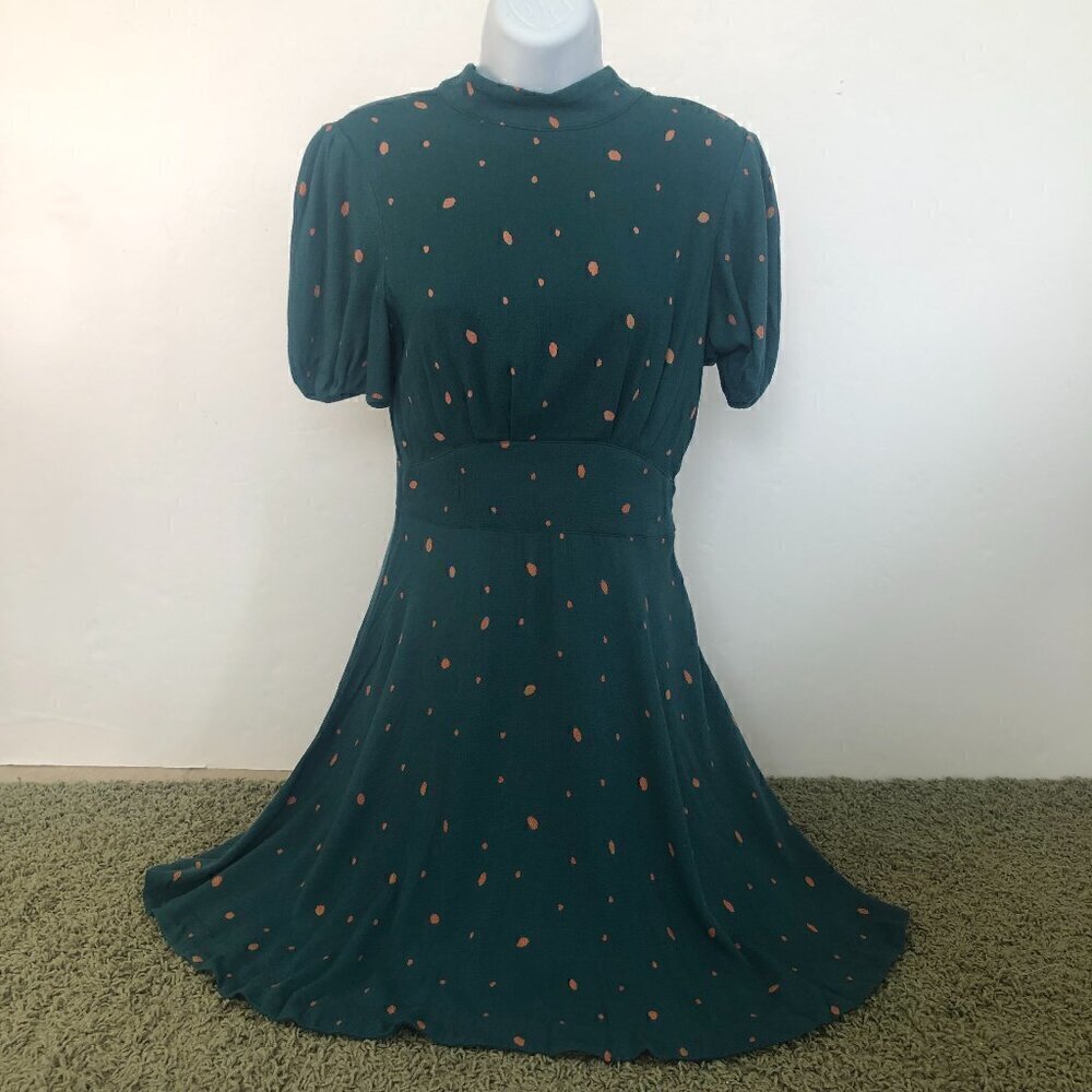 Free People Abbie Fit and Flare Mini Dress Size 2 NWT Reversible
